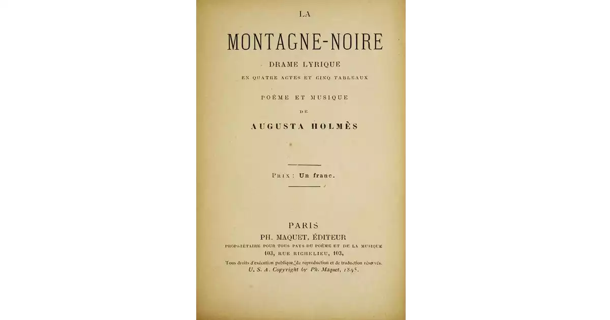 Rééditer La Montagne Noire