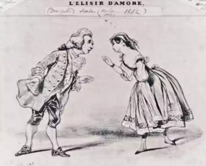 L’ELISIR D’AMORE entre France et Italie